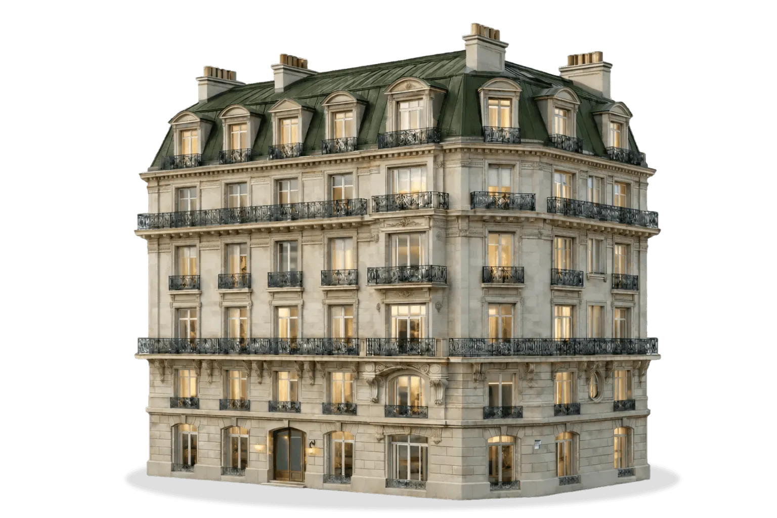 Haussmann-Luxusappartementhaus